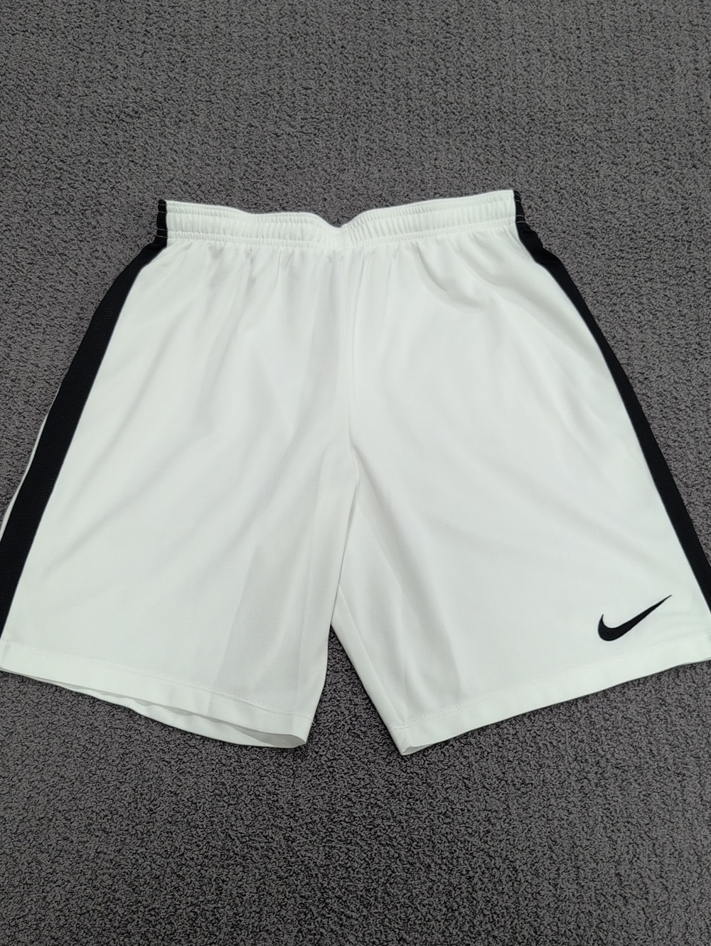 Nike Men's White Dri-Fit Athletic Shorts